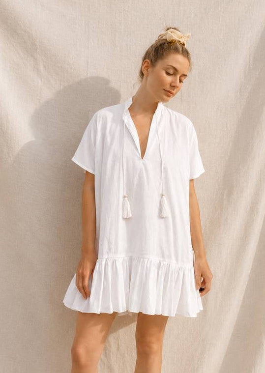 Kizzy Dress | White
