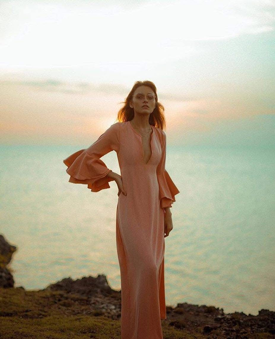 Tropez Dress | Peach