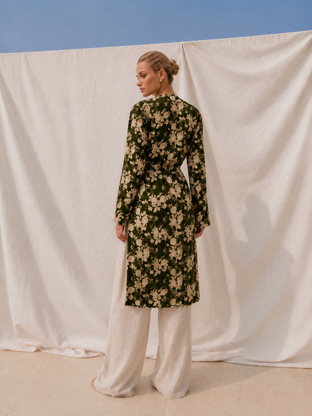Long Kimono | Green