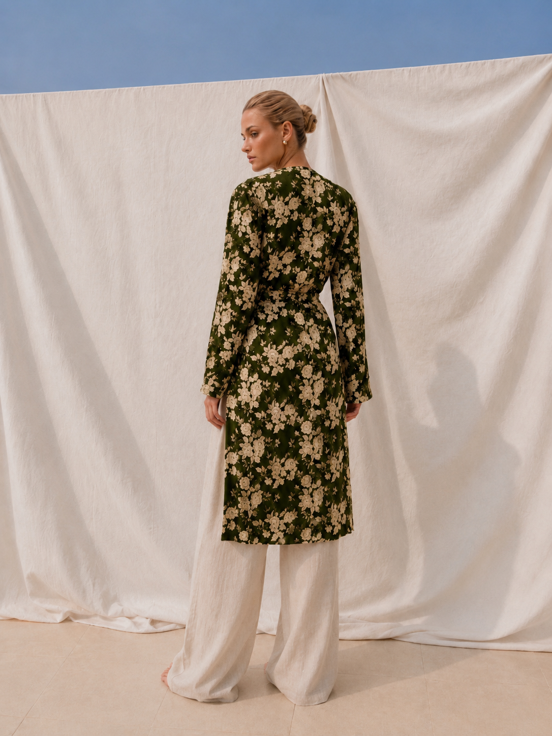 Long Kimono | Green