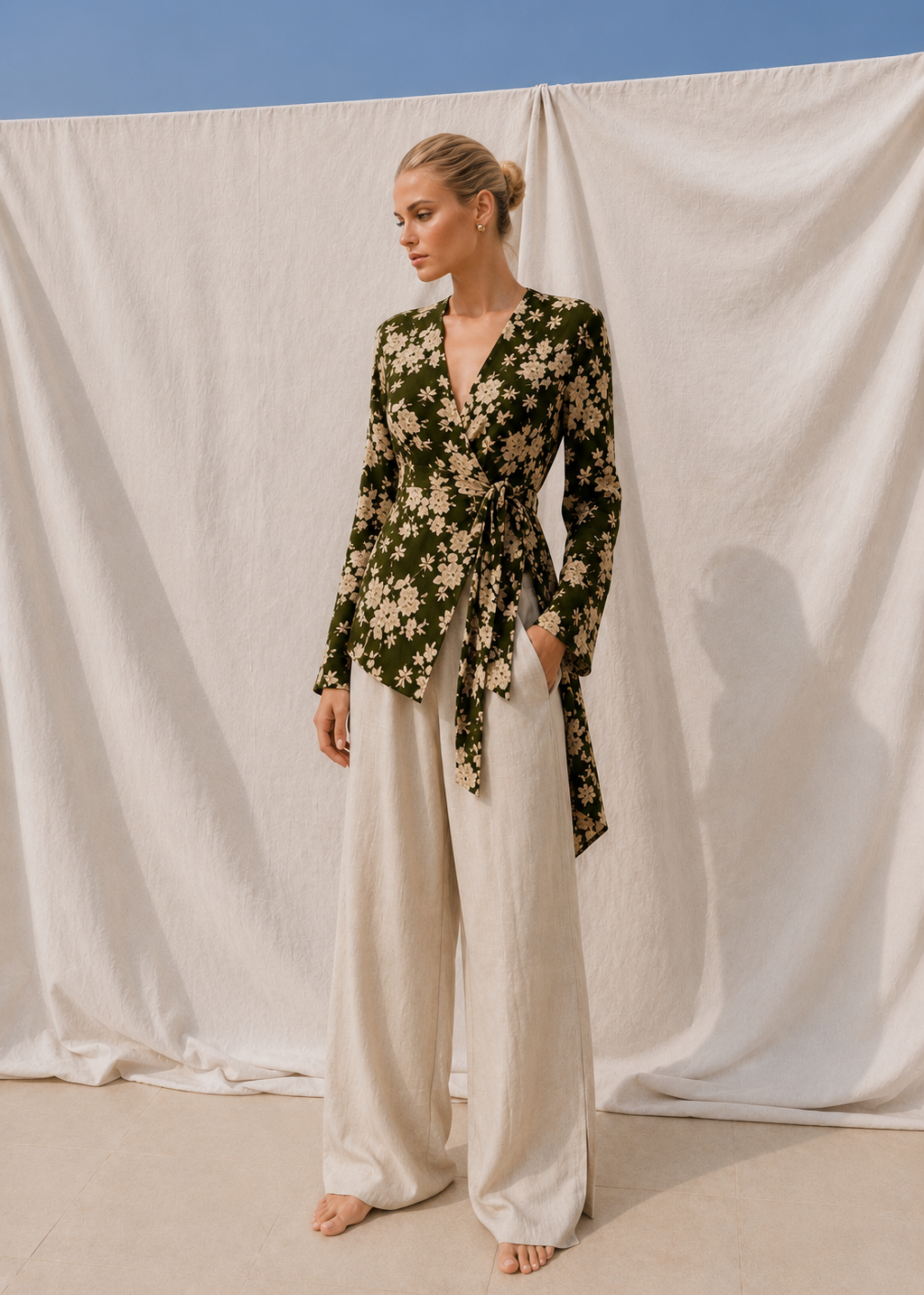 Long Kimono | Green