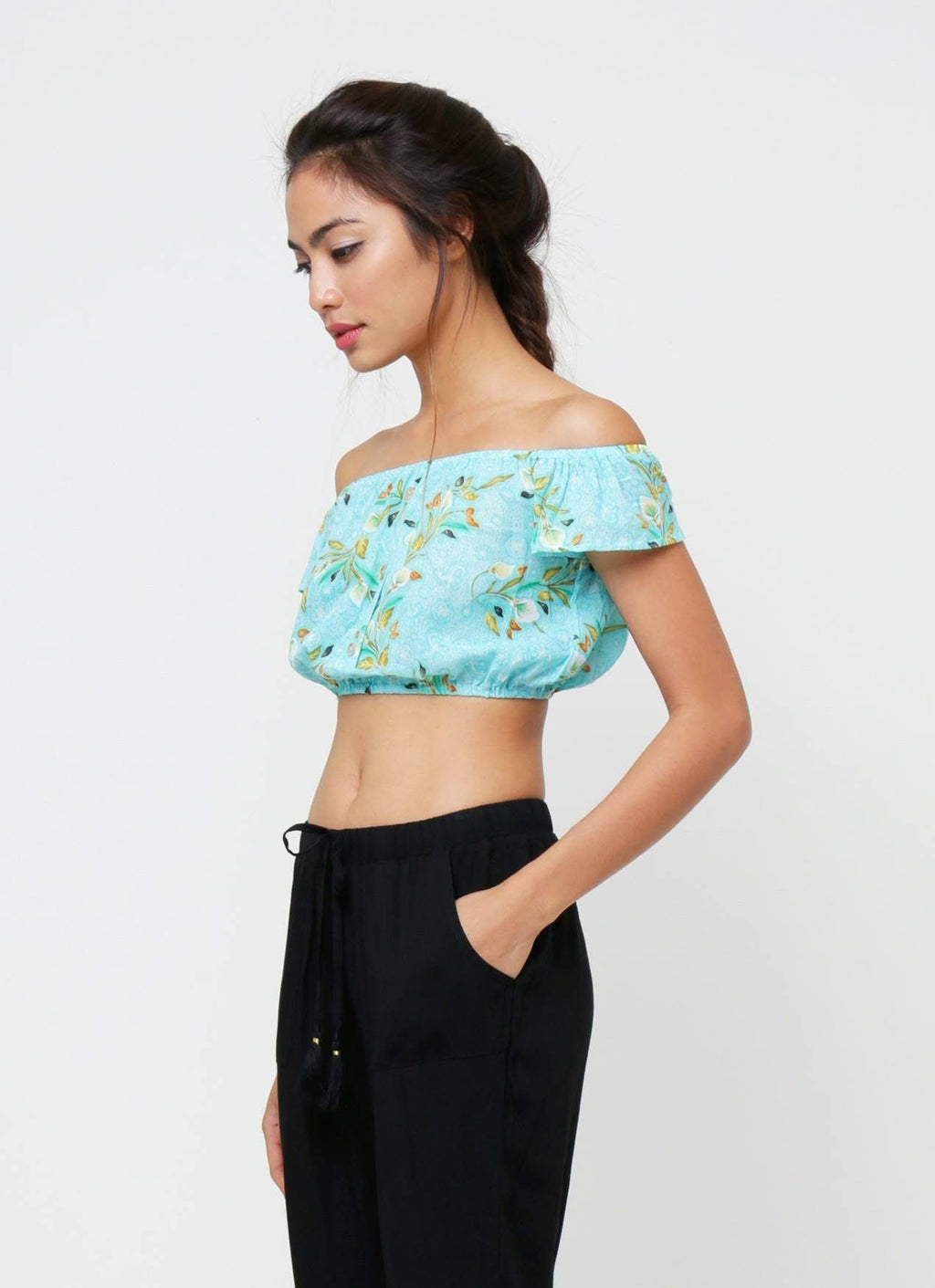 Cara Crop Batik | Blue