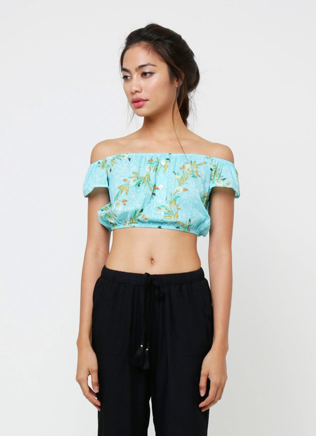 Cara Crop Batik | Blue