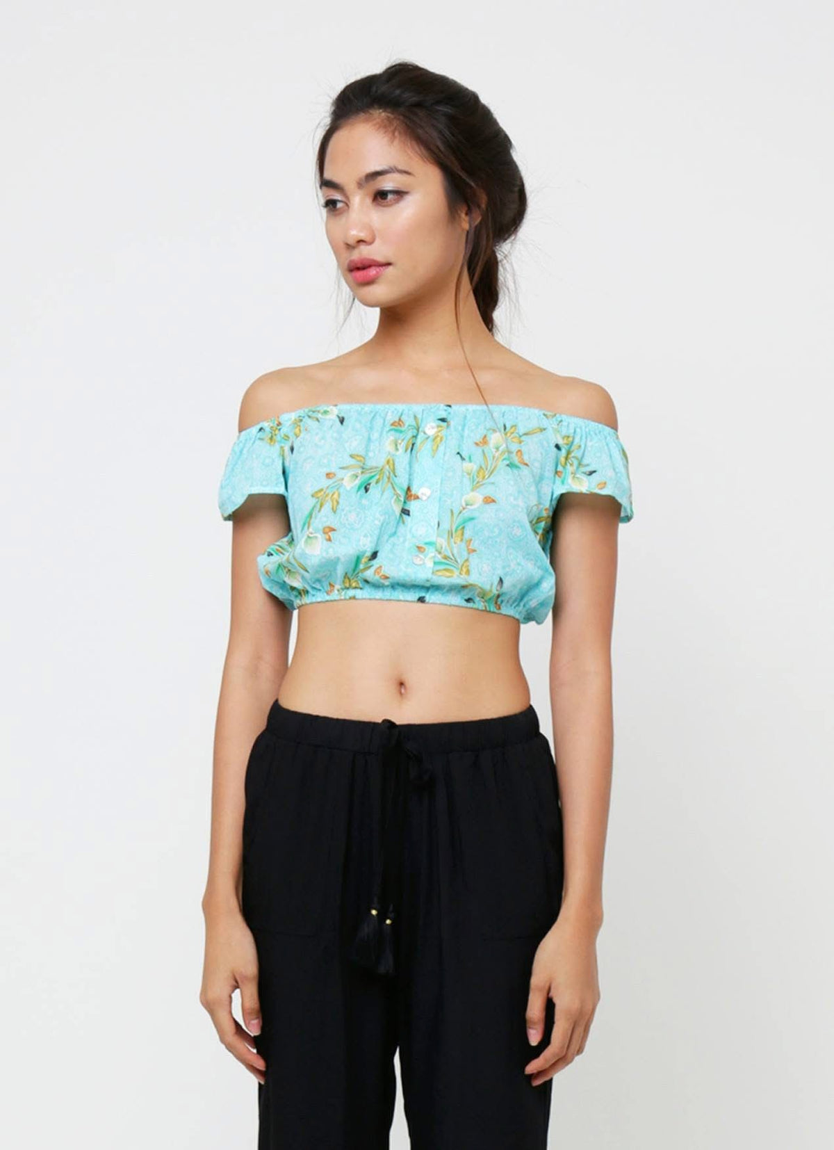Cara Crop Batik | Blue
