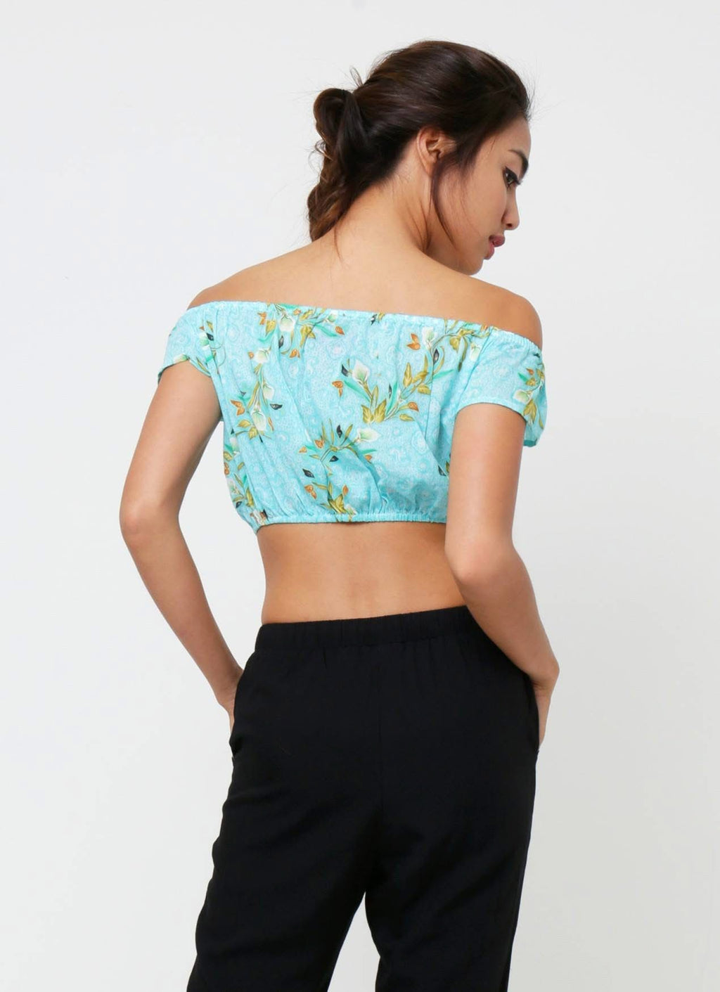 Cara Crop Batik | Blue