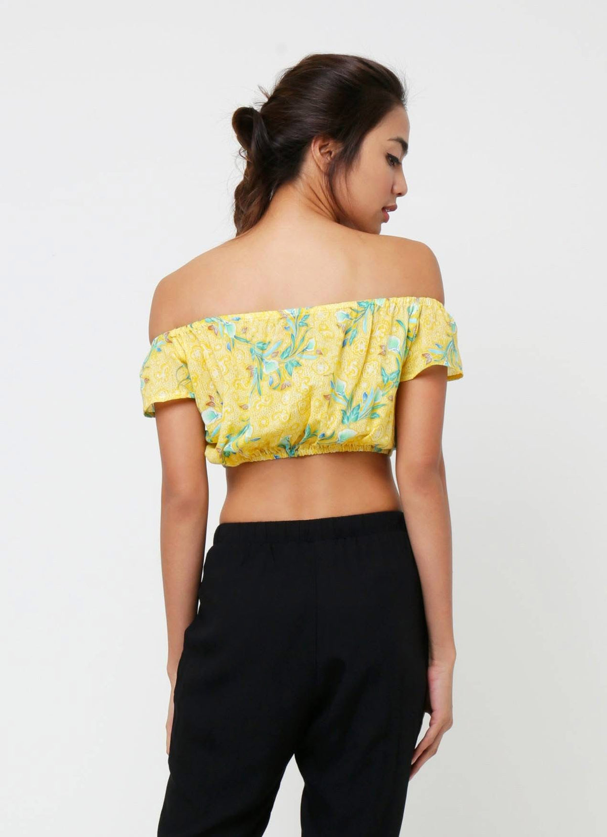 Cara Crop Batik | Yellow