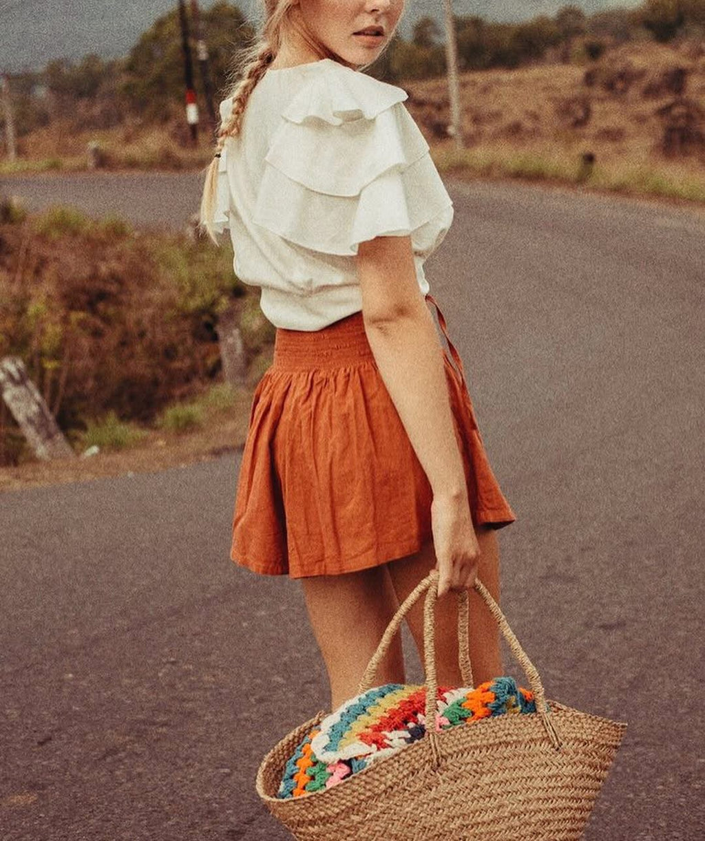 Uluru Shorts | Burnt Orange