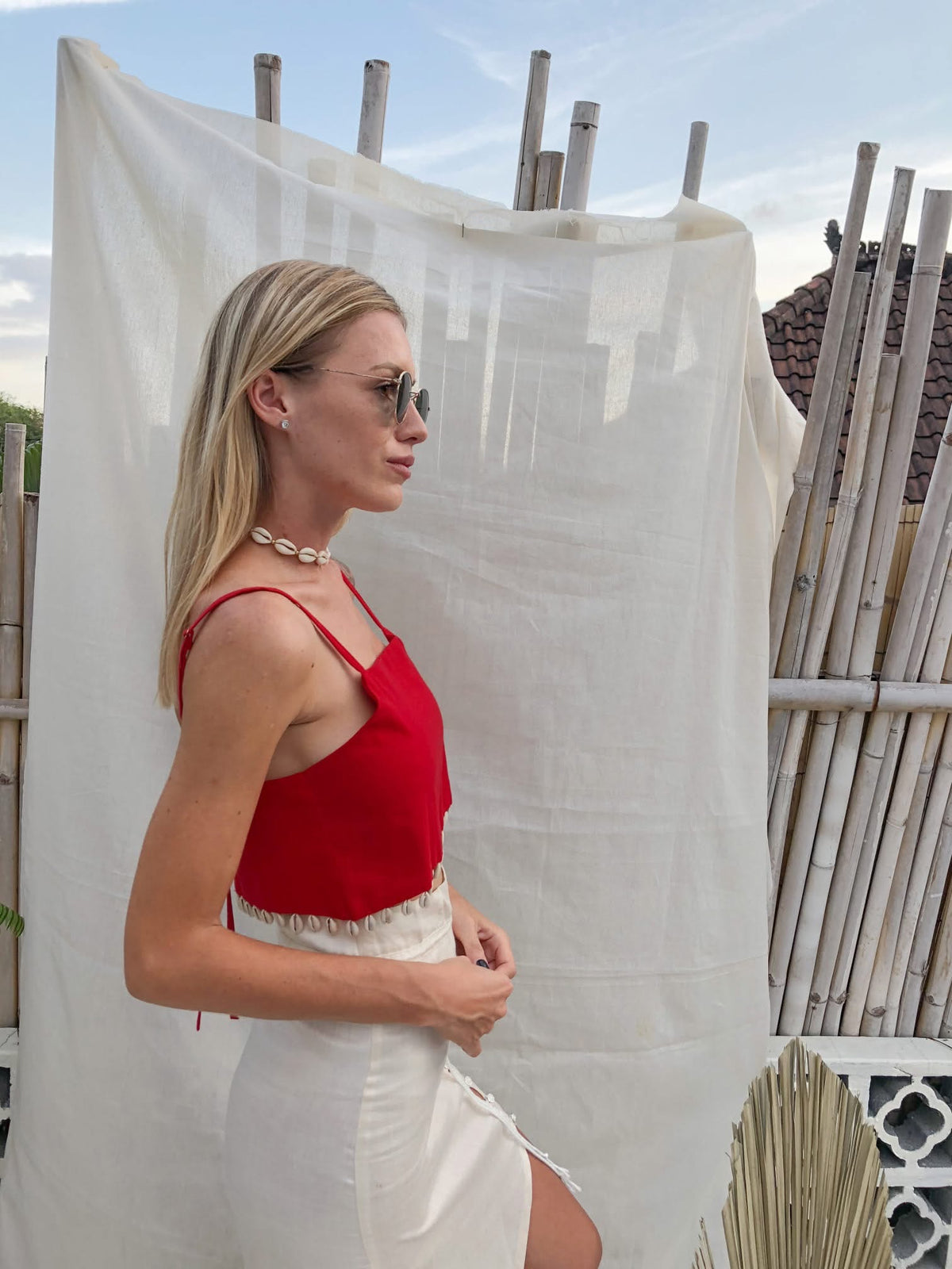Cowrie Top | Red