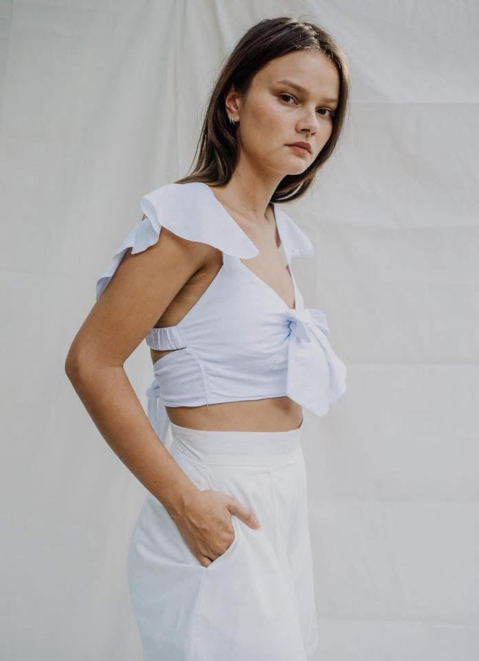 Bow Top | White