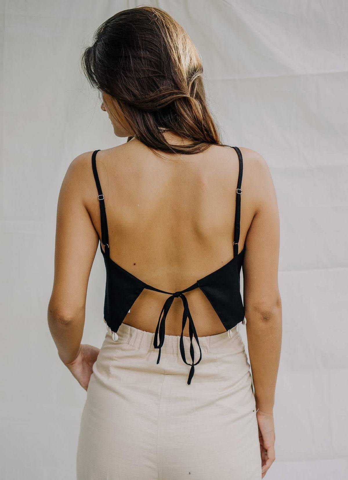 Cowrie Top | Black