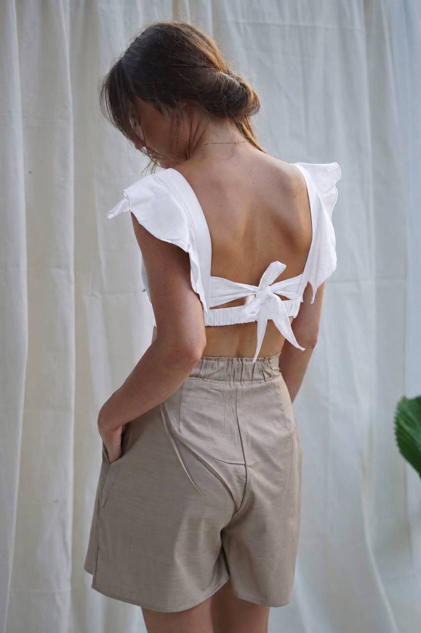 Bow Top | White