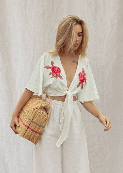 Rosa Top | White