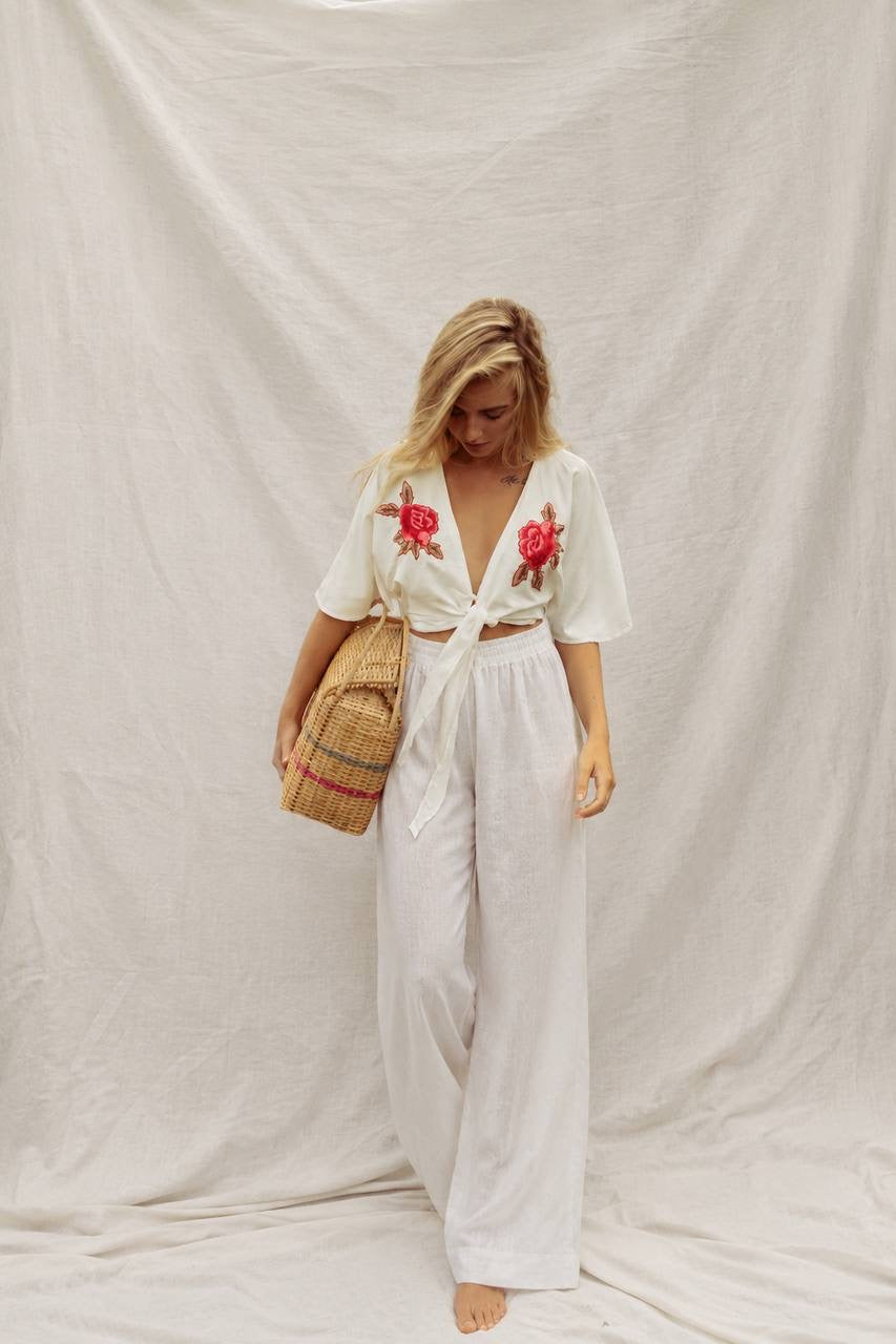 Rosa Top | White