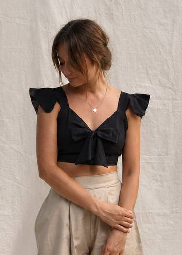 Bow Top | Black