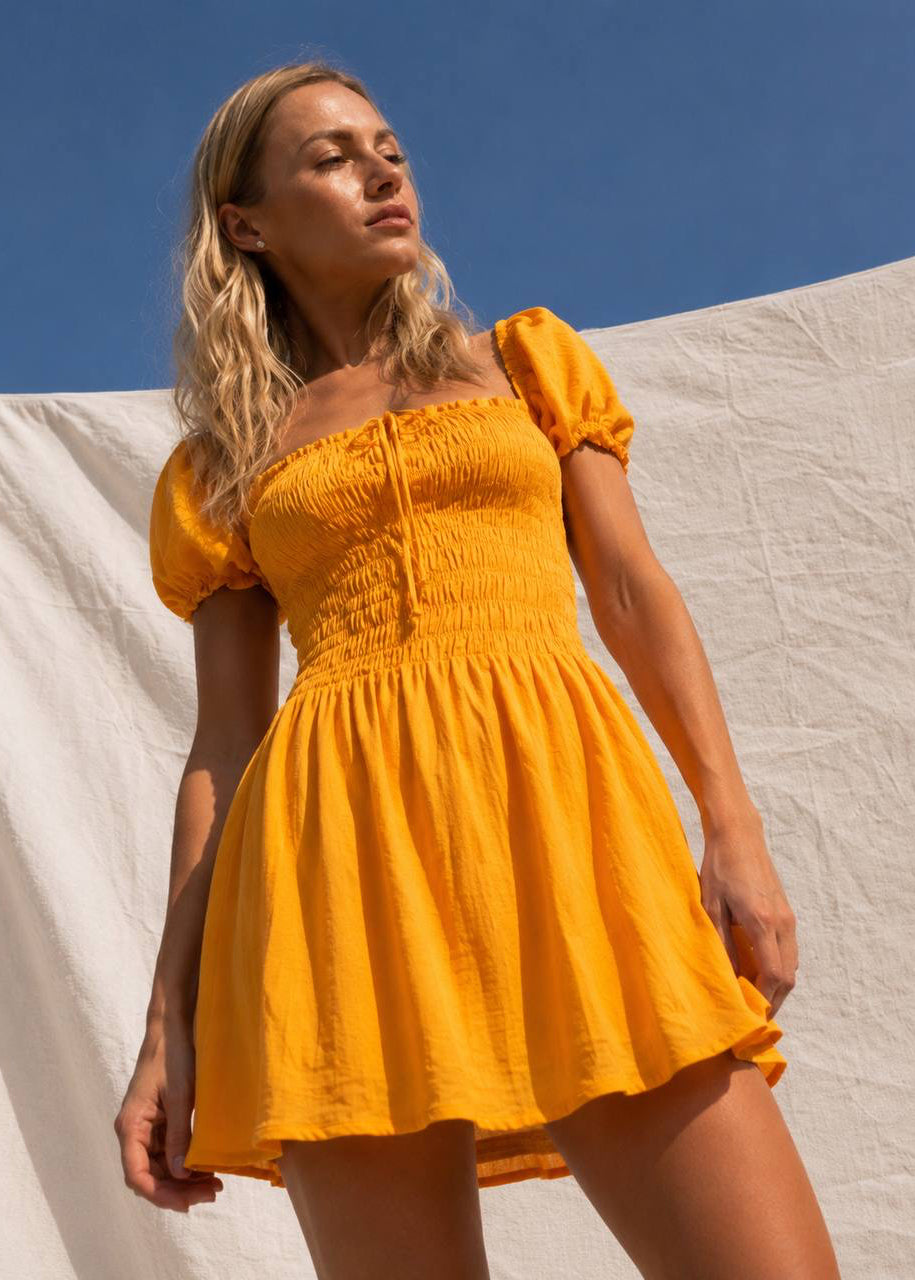 Amara Dress | Orange