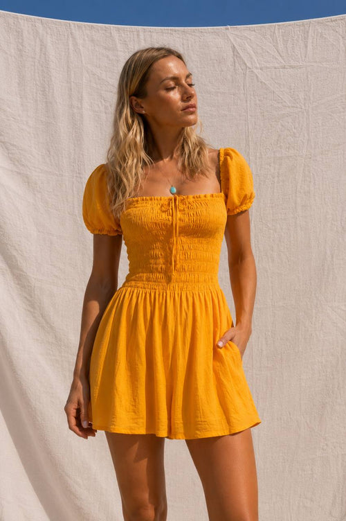 Amara Dress | Orange