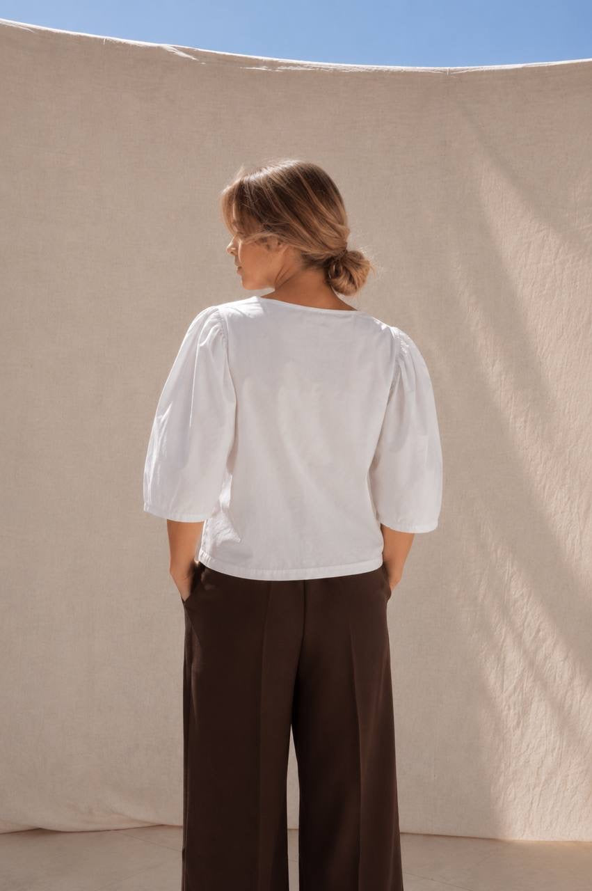 Lana Blouse | White