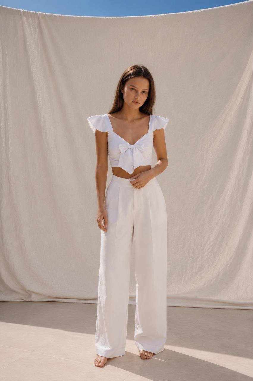 Bow Top | White