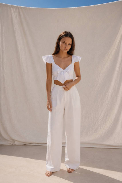 Bow Top | White