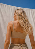 Ribbed Top | Beige
