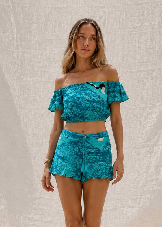 Cara Crop | Turquoise