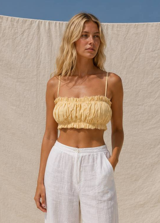 Bralette Top | Yellow