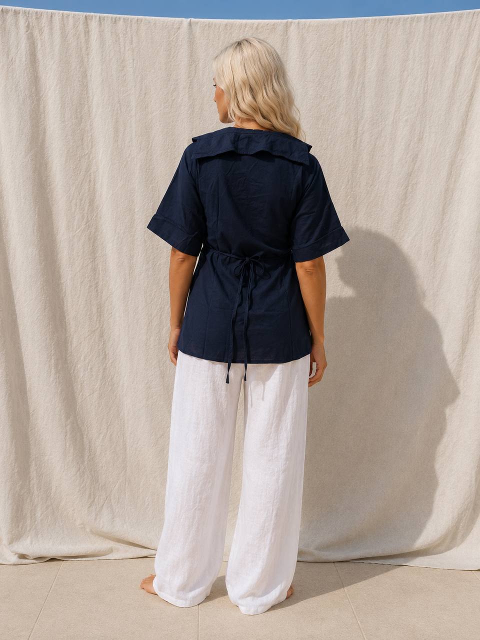 Kendra Blouse | Navy